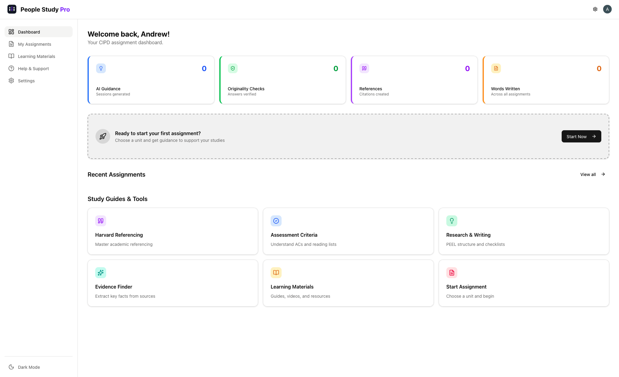 Introducing People Study Pro: Intelligent Support for CIPD Students